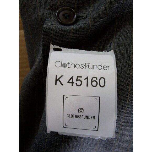 Sartoria Partenopea Sport Coat 44 Striped Napoli Blazer Wool Jacket * - Picture 13 of 13